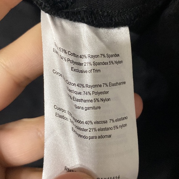 A Pea In The Pod Black Trouser Pants Size S - Picture 6 of 7